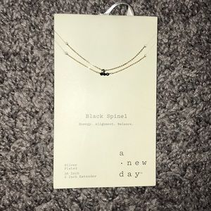 black spinel necklace